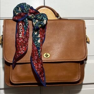 Coach Essential Diamond Tea Rose Silk Scarf